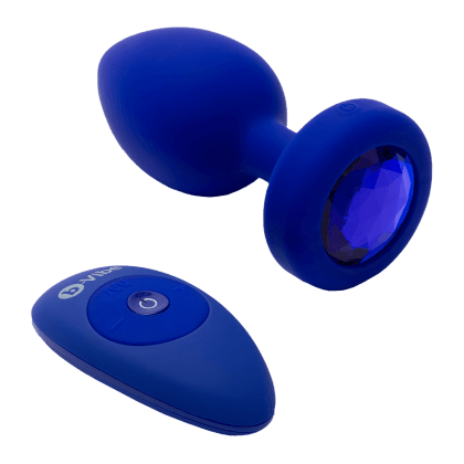 Vibrating Jewel Plug - L/XL, 11,5 cm Vibrating Jewel Plug - L/XL, 11,5 cm