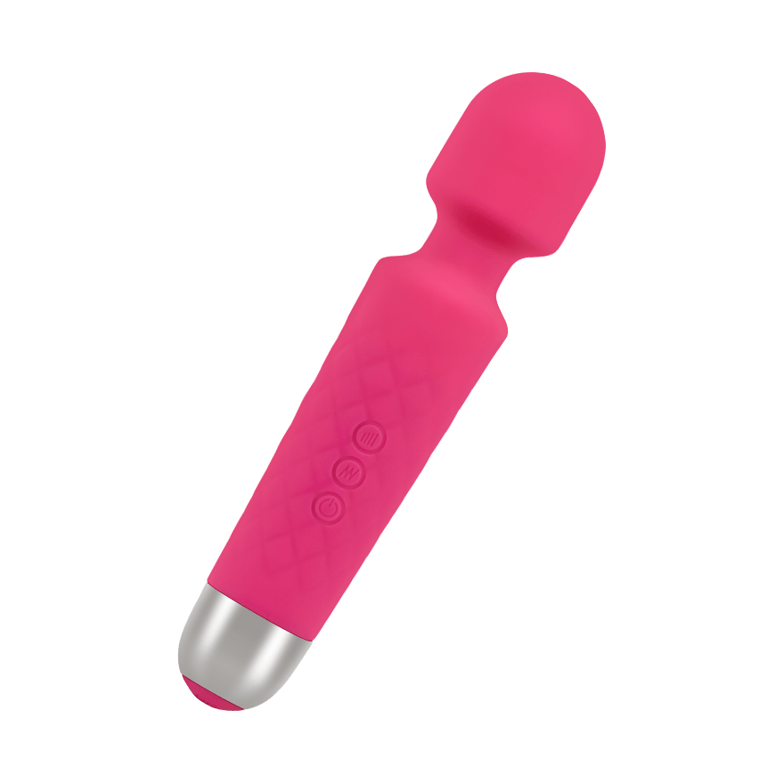 Wiederaufladbarer Massager aus Silikon, 20 cm