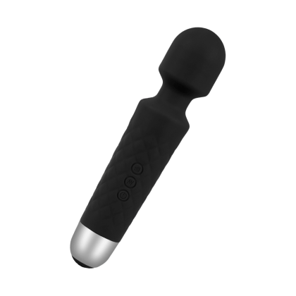 Wiederaufladbarer Massager aus Silikon, 20 cm Wiederaufladbarer Massager aus Silikon, 20 cm