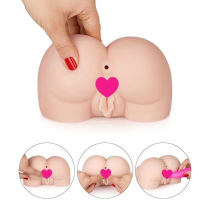 Vibrating Pussy and Ass, 15,5 cm Vibrating Pussy and Ass, 15,5 cm