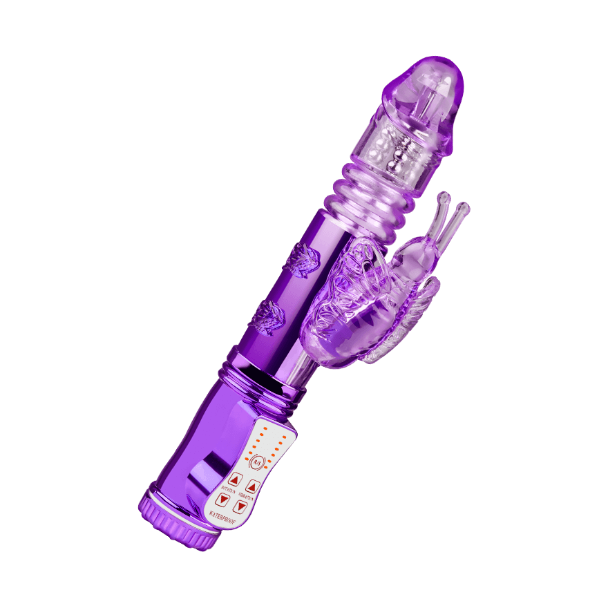 Stoßender Perlenvibrator, 24 cm
