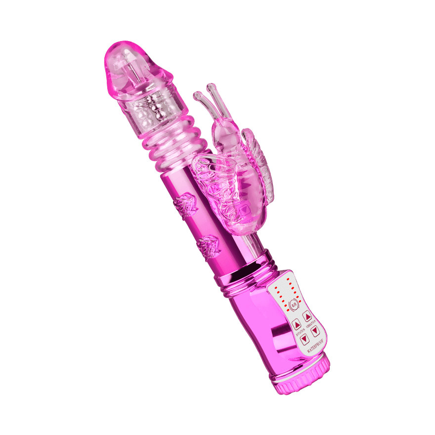 Stoßender Perlenvibrator, 24 cm