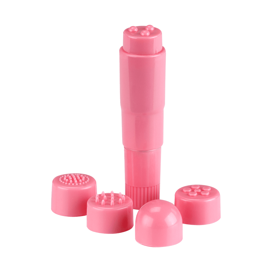 Power-Massager mit 4 Aufsätzen