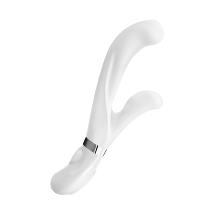 Aufladbarer Design-Rabbit aus Silikon, 20,5 cm Aufladbarer Design-Rabbit aus Silikon, 20,5 cm