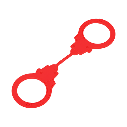 Design-Handschellen aus Silikon Design-Handschellen aus Silikon