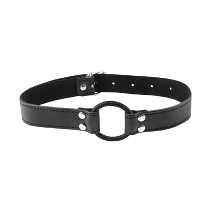 Ringknebel mit Kunstlederriemen Ringknebel mit Kunstlederriemen