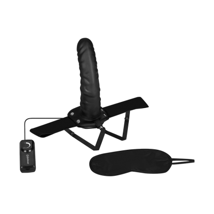 Vibrating Hollow Strap-On, 22,5 cm Vibrating Hollow Strap-On, 22,5 cm