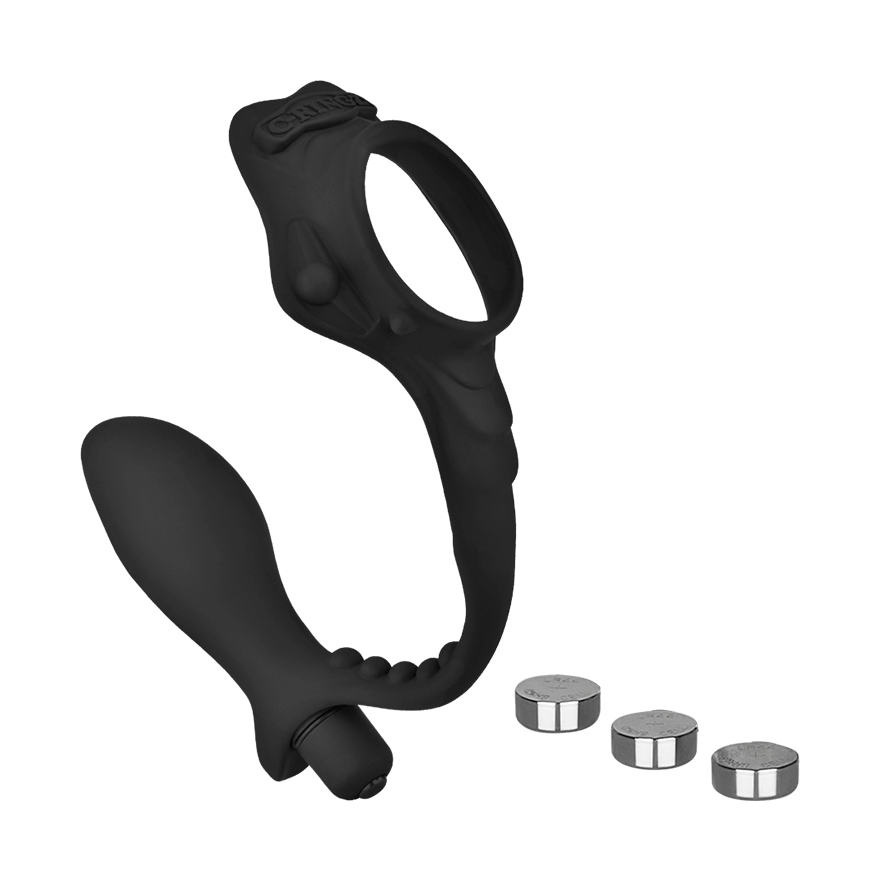 Rock Hard Ass-Gasm inkl. Batterien, 4 - 6 cm