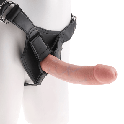 King Cock - Strap On Harness with 8 Inch Cock, 20,3 cm King Cock - Strap On Harness with 8 Inch Cock, 20,3 cm