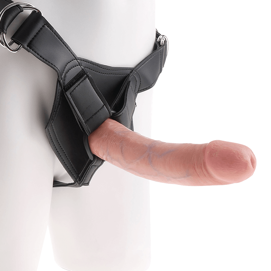 King Cock - Strap On Harness with 8 Inch Cock, 20,3 cm