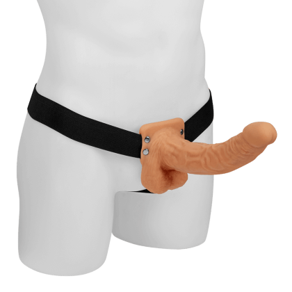 Hollow Strap-On with Balls, 25 cm Hollow Strap-On with Balls, 25 cm