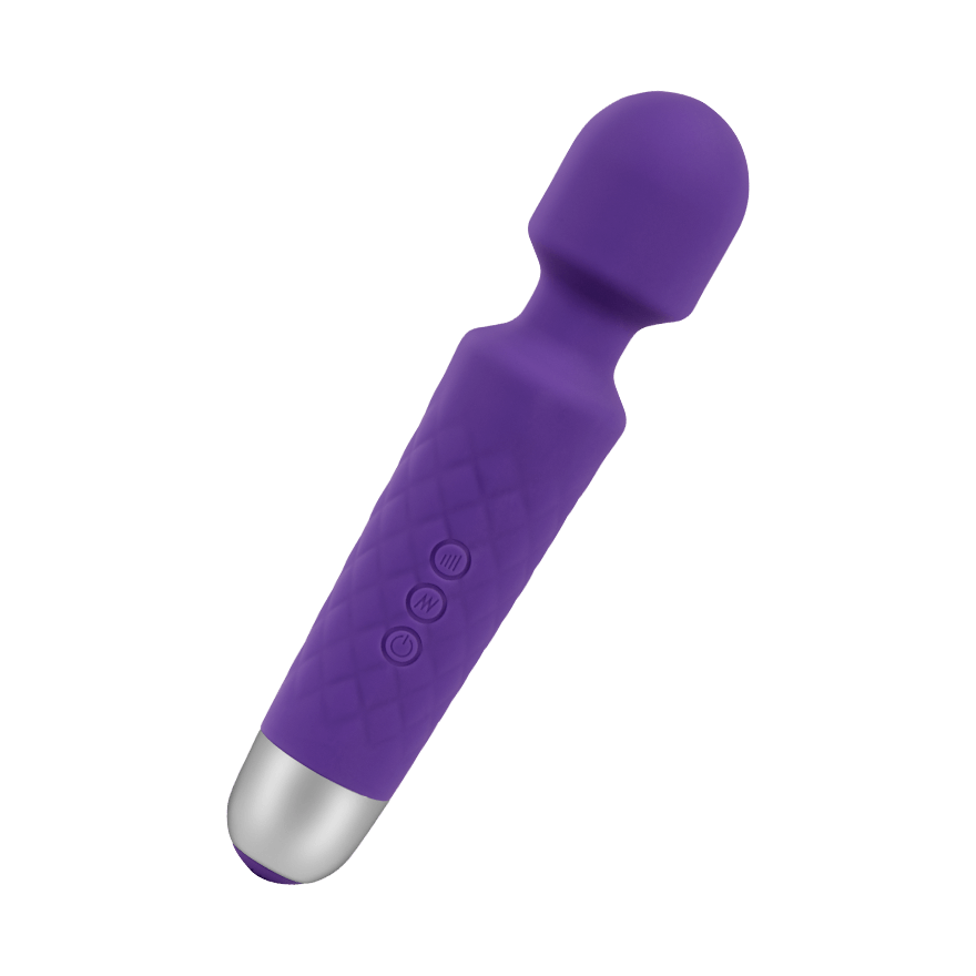 Wiederaufladbarer Massager aus Silikon, 20 cm