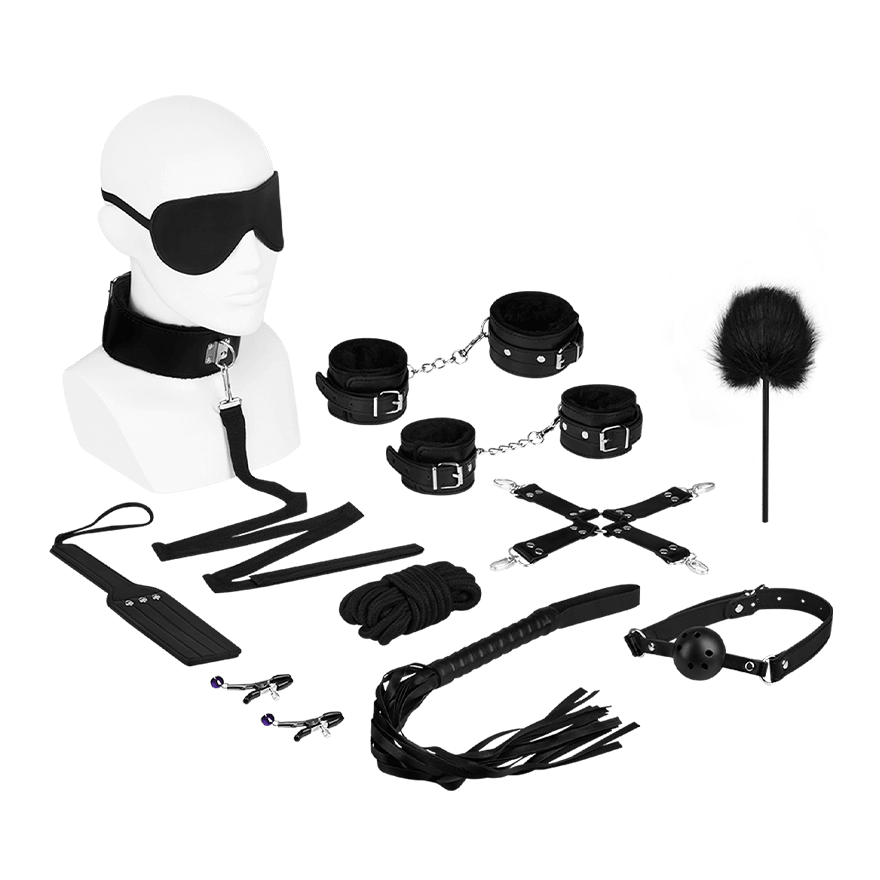 Aufregendes Bondage-Set, 11 Teile