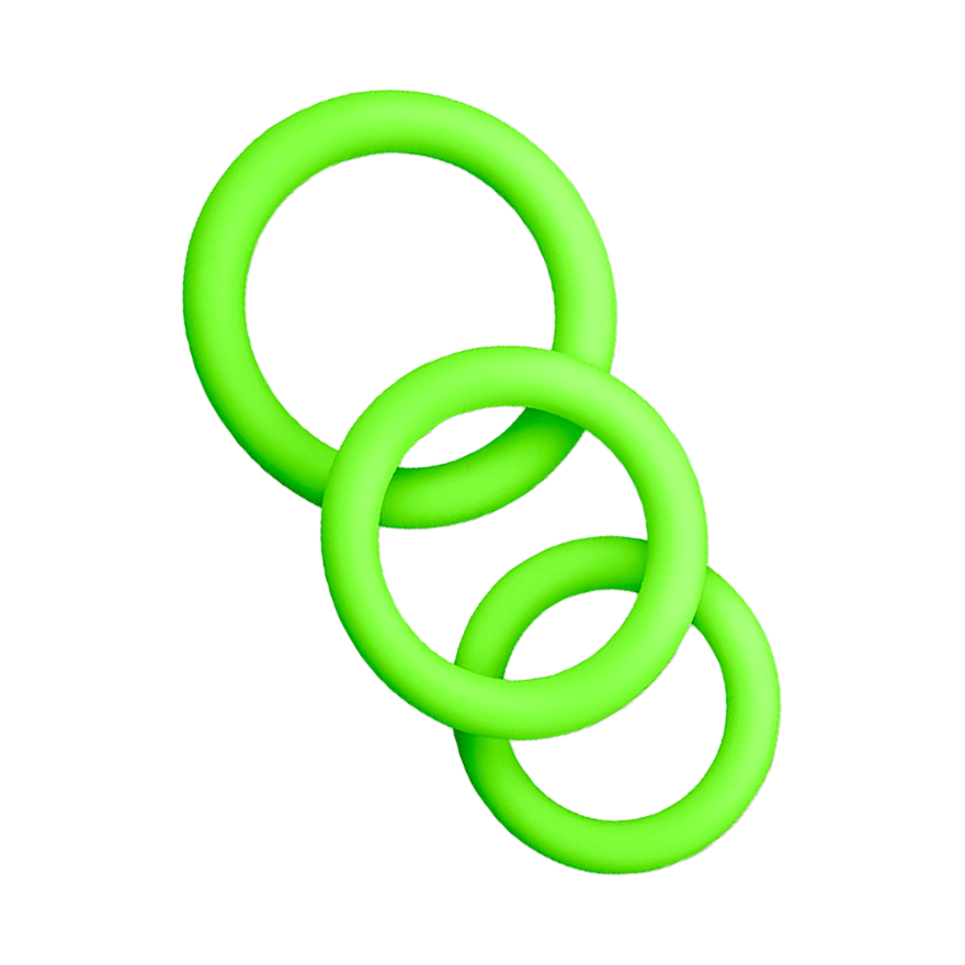 Cockring Set, 3 Stück, 2,2-3,2 cm