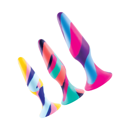 3 In 1 Butt Plug, 3-teilig 3 In 1 Butt Plug, 3-teilig