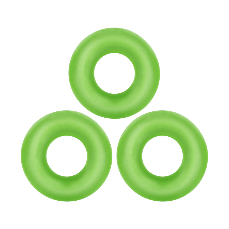 Glow in the Dark Rings, 3 St., 2 - 5 cm