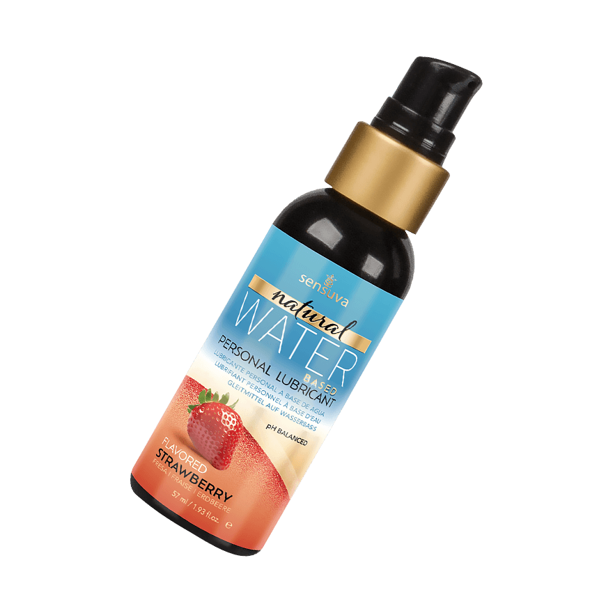 Lubes - Natural Water-Based Lubricant Strawberry, 57 ml