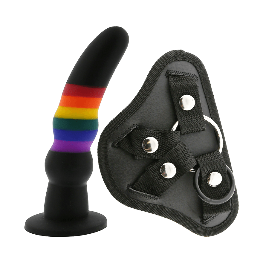 Strap On Solid Dildo, 18 cm