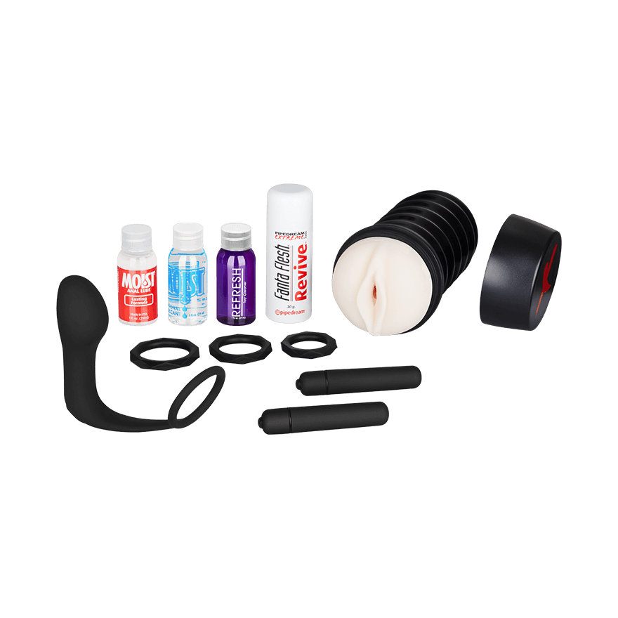 Ass Gasm Extreme Vibrating Kit, 5 Teile