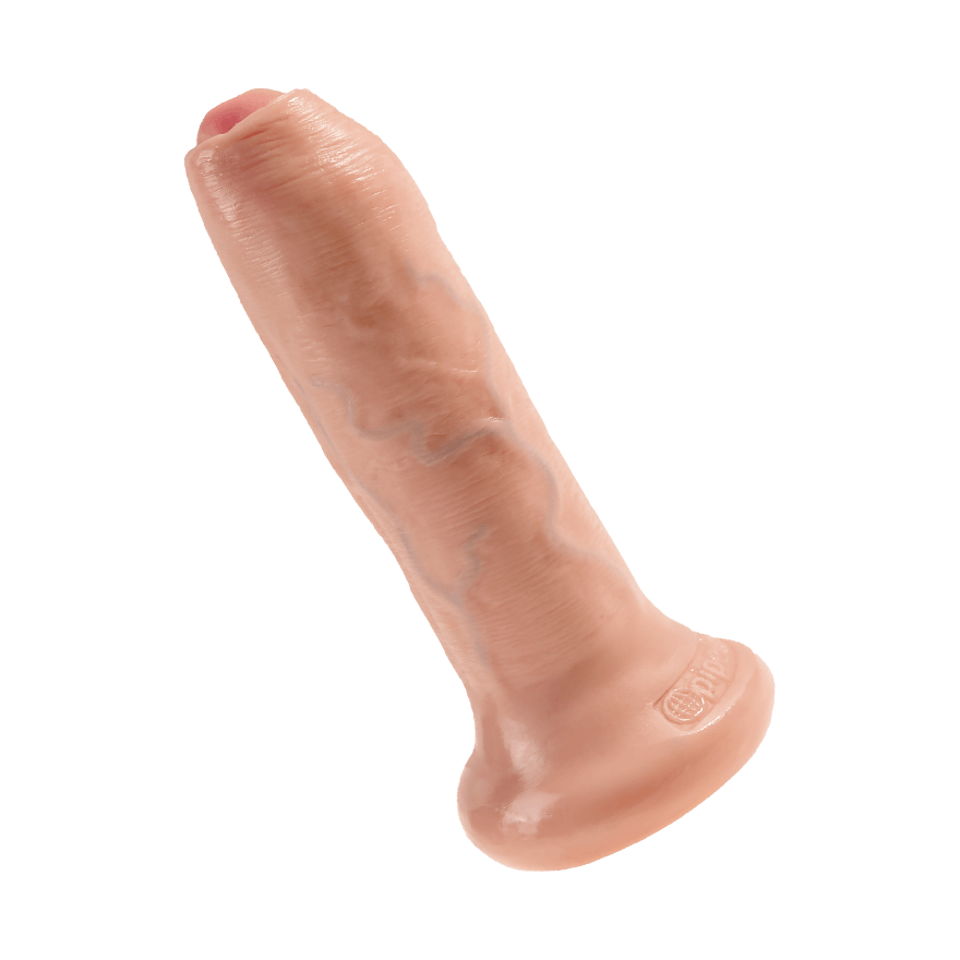 6" Uncut Cock, 16 cm