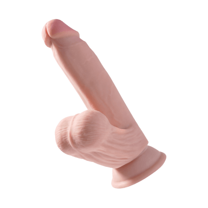 7 Inch Triple Density Cock With Swinging Balls, 21,5 cm 7 Inch Triple Density Cock With Swinging Balls, 21,5 cm