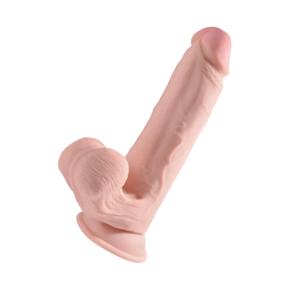 9 Inch Triple Density Cock With Swinging Balls, 25,5 cm 9 Inch Triple Density Cock With Swinging Balls, 25,5 cm