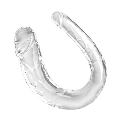 King Cock Clear - Medium Double Trouble, 34 cm King Cock Clear - Medium Double Trouble, 34 cm