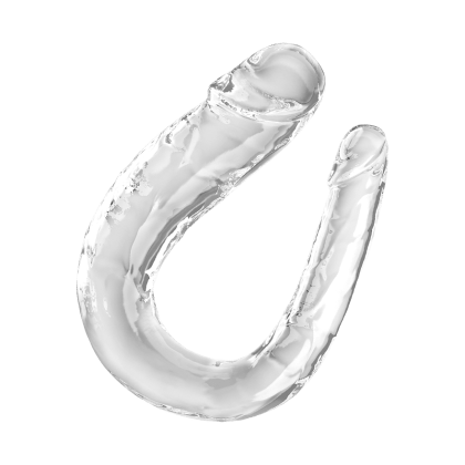 King Cock Clear - Large Double Trouble, 44 cm King Cock Clear - Large Double Trouble, 44 cm