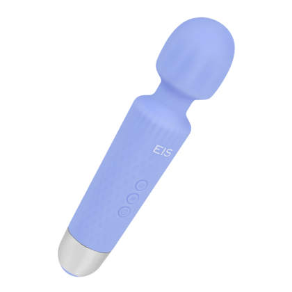 Aufladbarer Massager aus Silikon, 19,5 cm Aufladbarer Massager aus Silikon, 19,5 cm