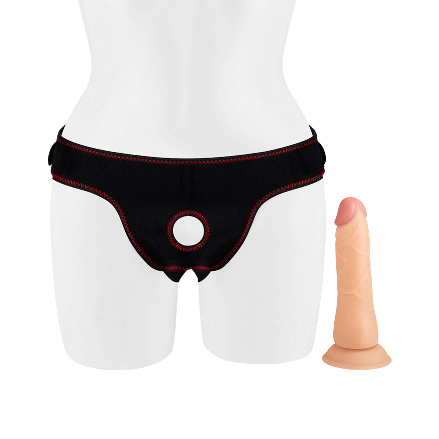 Easy Strap-On-Set with Dildo, 19 cm