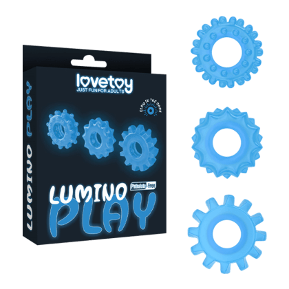 Lumino Play Cockring Set, 3 Stück Lumino Play Cockring Set, 3 Stück