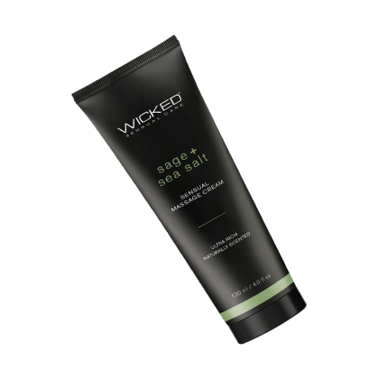 Sage + Sea Salt - Sensual Massage Cream, 120 ml Sage + Sea Salt - Sensual Massage Cream, 120 ml