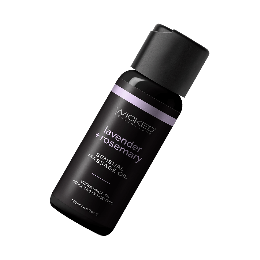 Sensual Massage Oil Lavender Rosemary, 120 ml