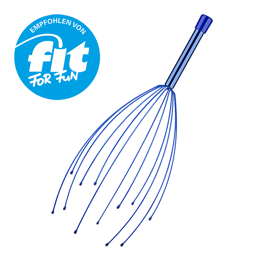 Biegsamer Kopfmassager