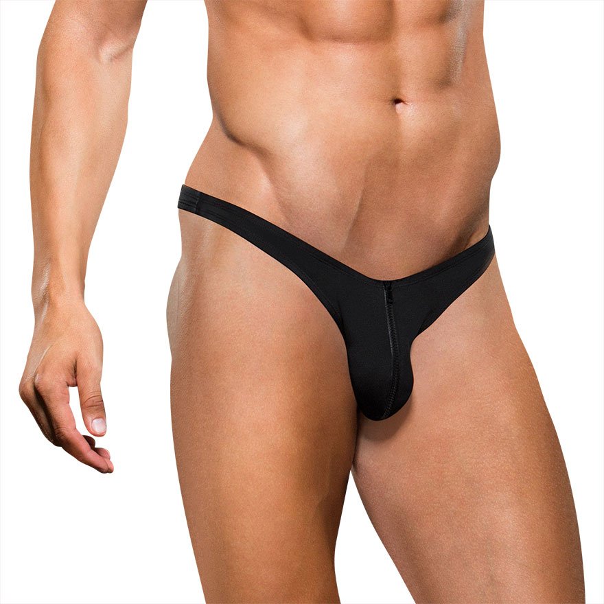 Tanga mit Front-Reißverschluss