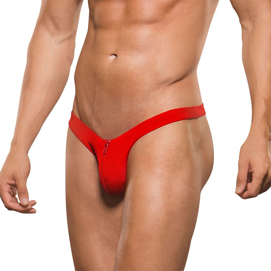 Tanga mit Front-Reißverschluss