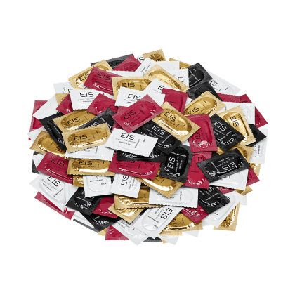 Markenkondome Mix, 100 Stück, 53 mm Markenkondome Mix, 100 Stück, 53 mm