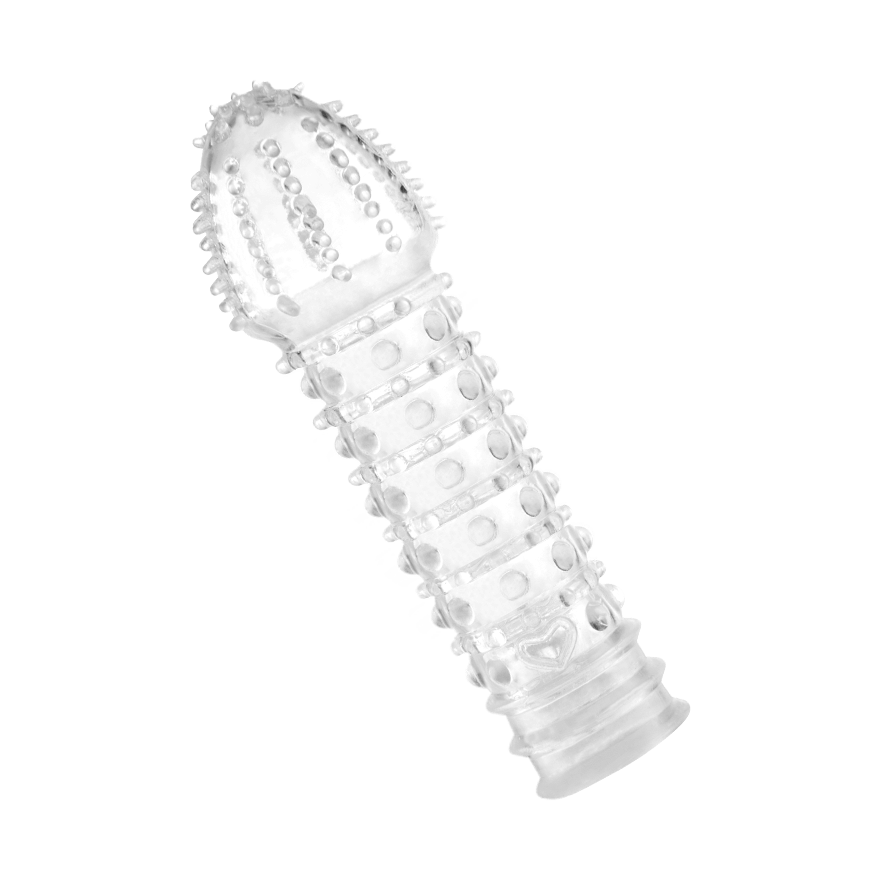Penishülle mit weichen Noppen, 15 cm