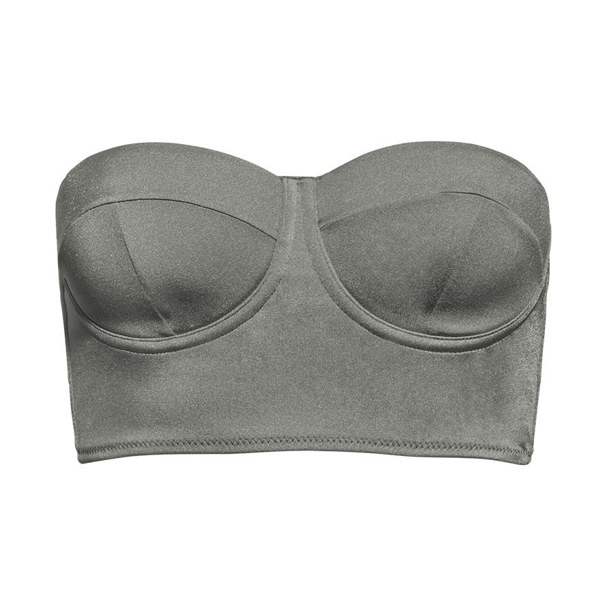 Color Mix - Bikini-Top mit Schnürung