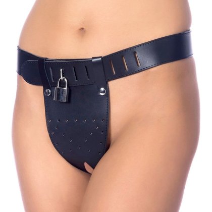 Keuschheits-Slip mit Ouvert-Schnitt Keuschheits-Slip mit Ouvert-Schnitt