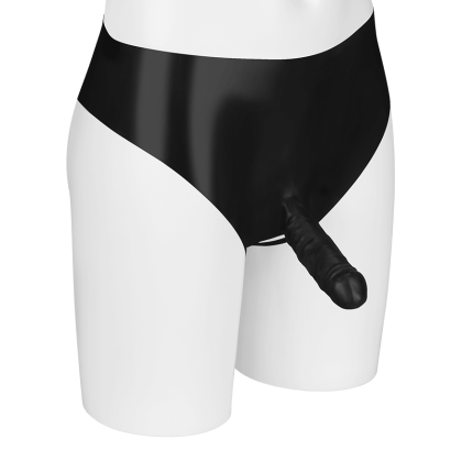 Latex-Slip mit Sleeve und Hodenöffnung Latex-Slip mit Sleeve und Hodenöffnung