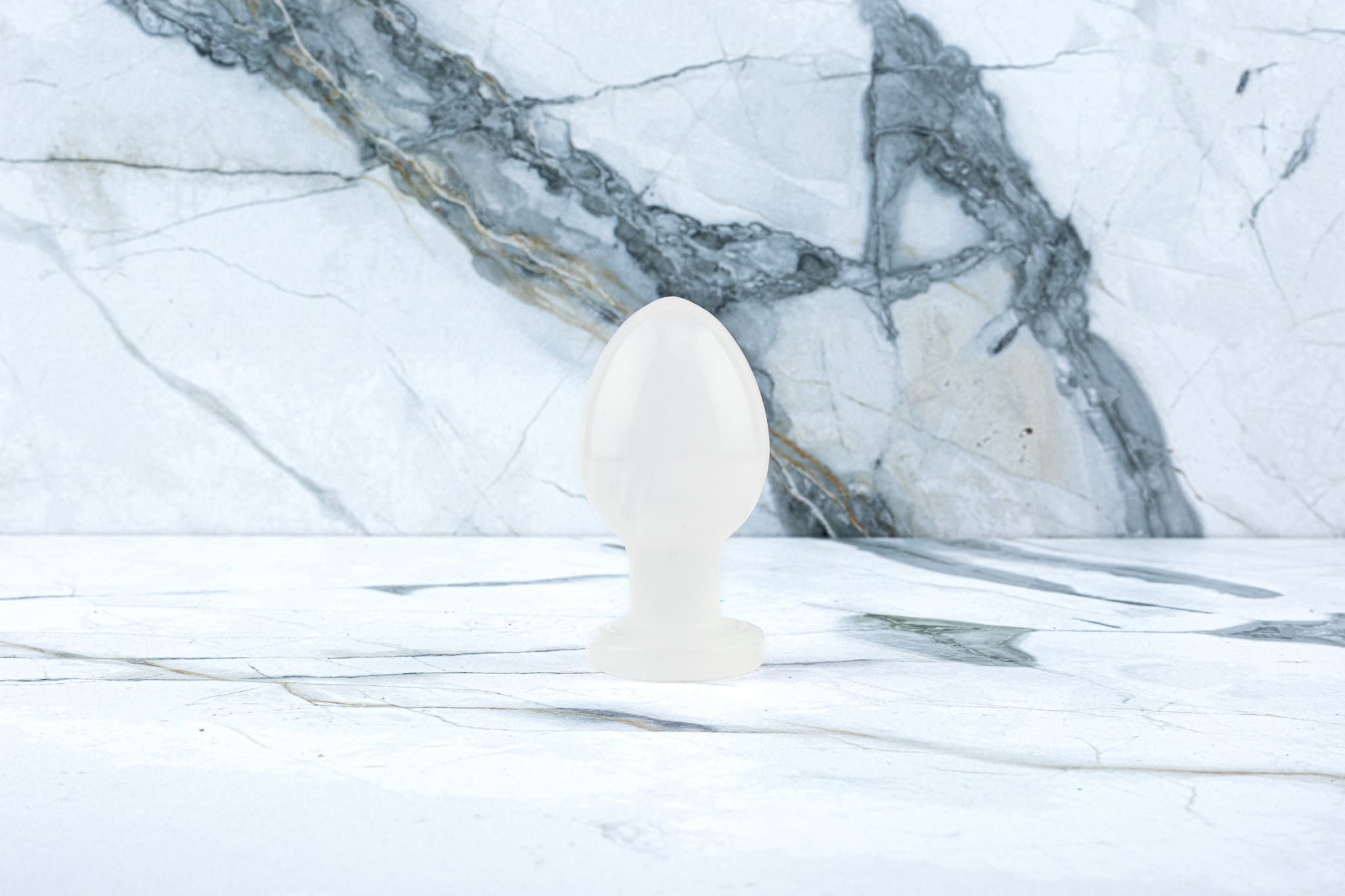 Kristall Buttplug Ava - Klarer Quarz