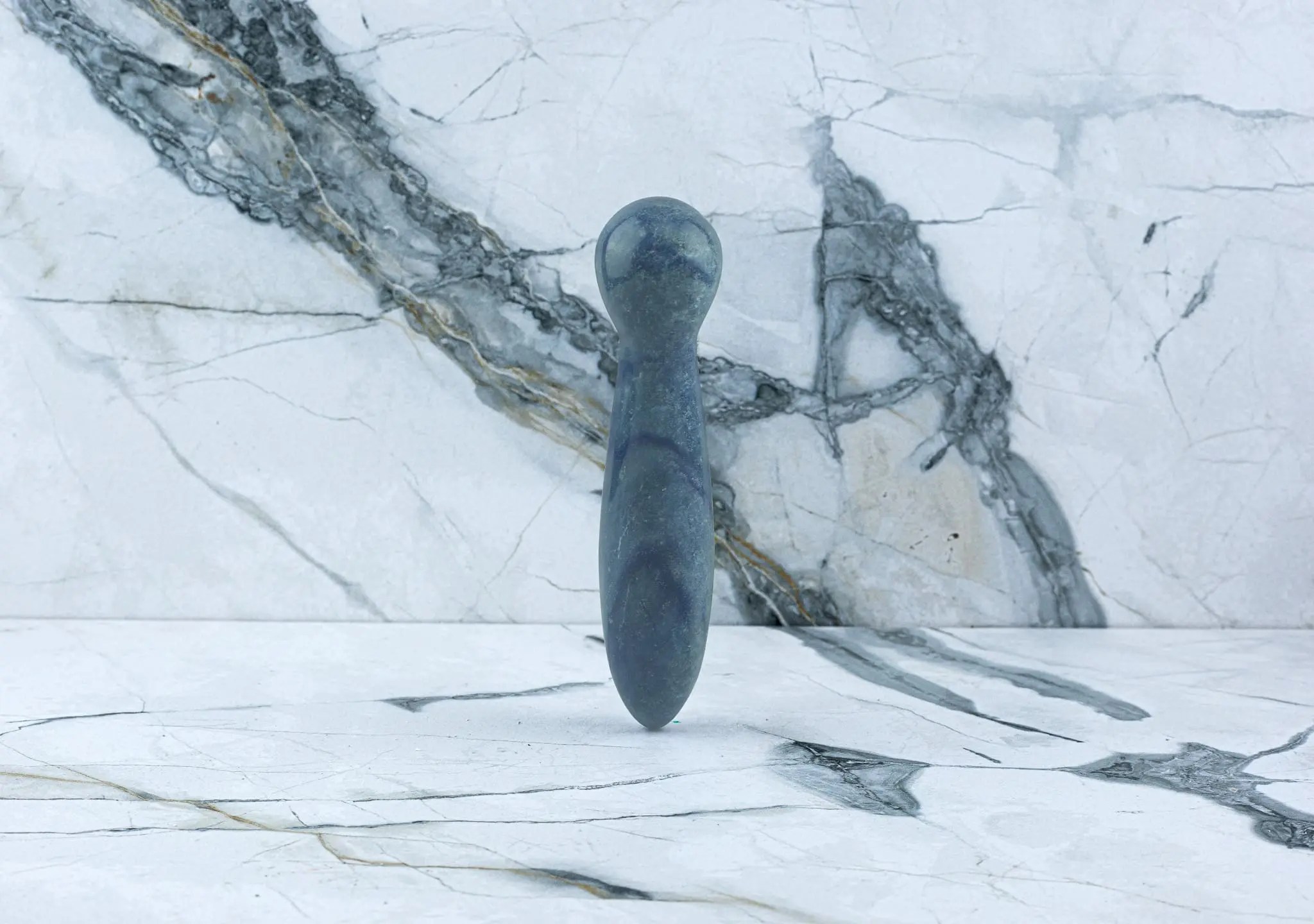 Kristall Dildo Ava - Blauer Aventurin