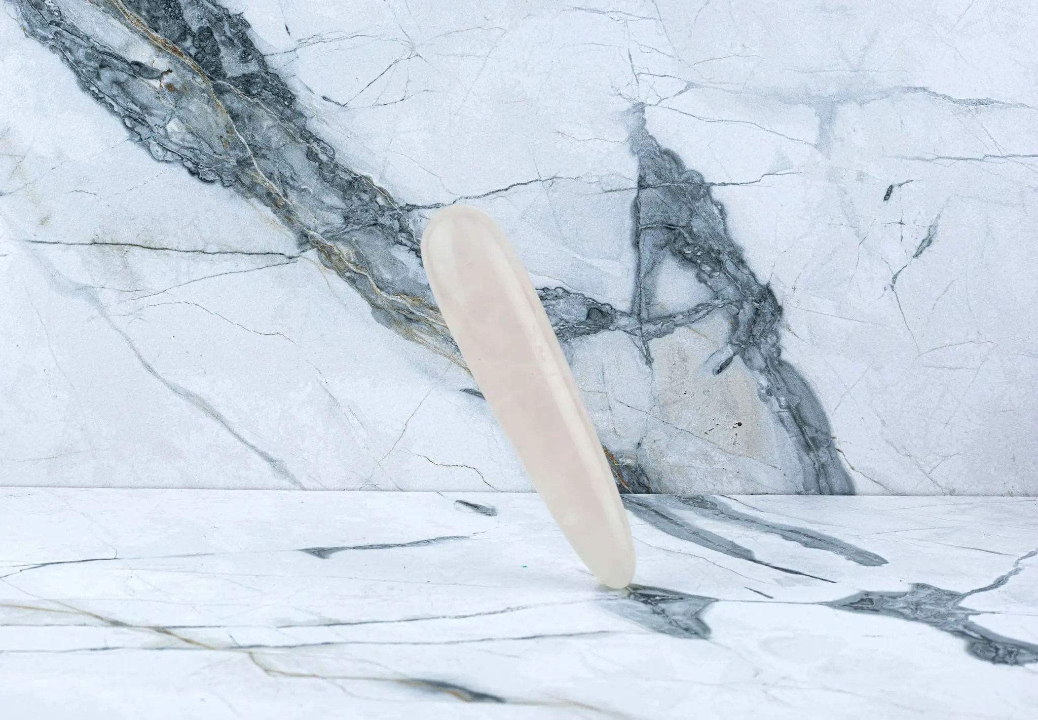 Kristall Dildo Sophia - Rosenquarz