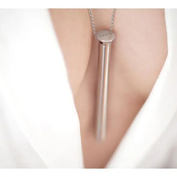 Crave - Vesper Vibrator Halskette Silber