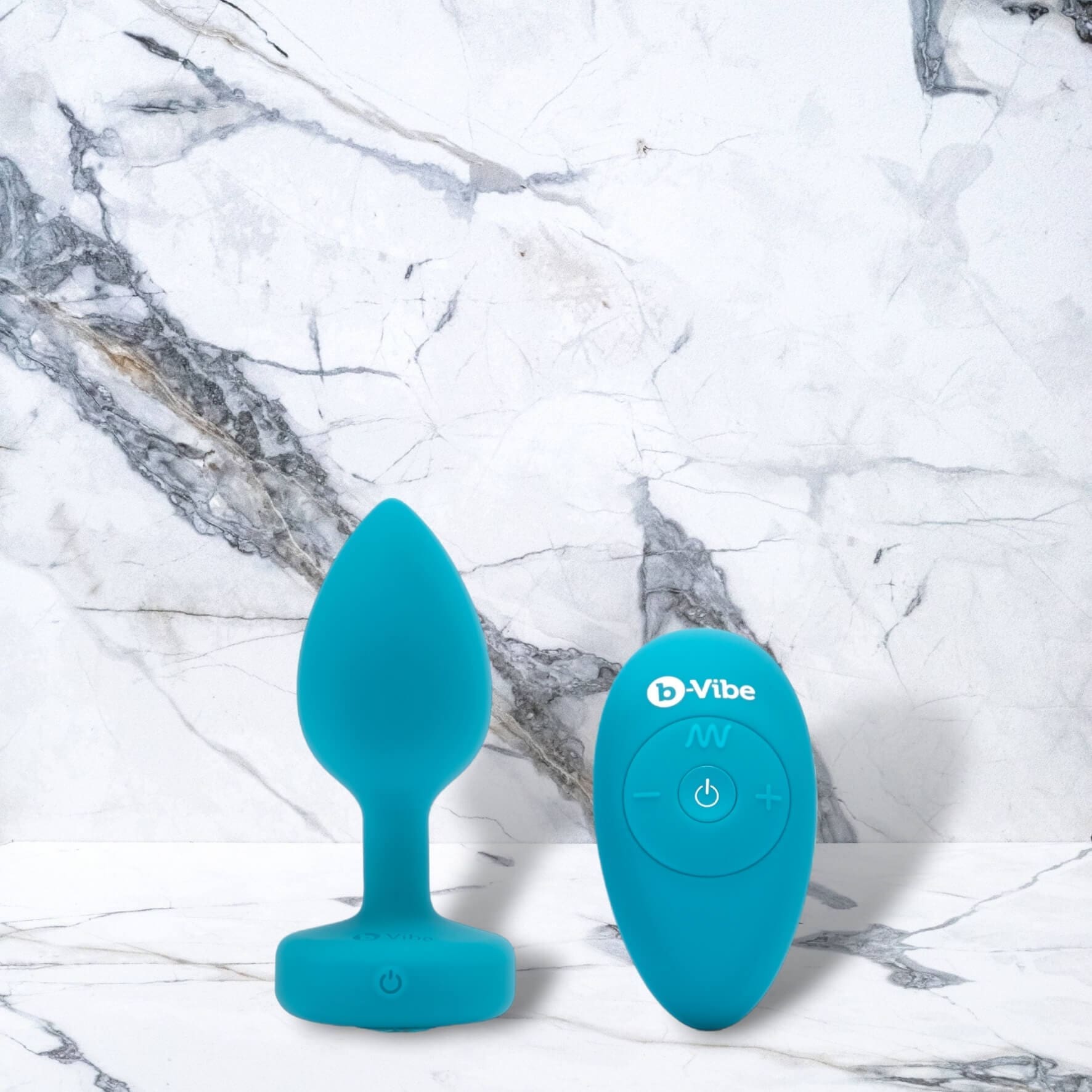 B-Vibe - Vibrierender Juwelenstecker S/M