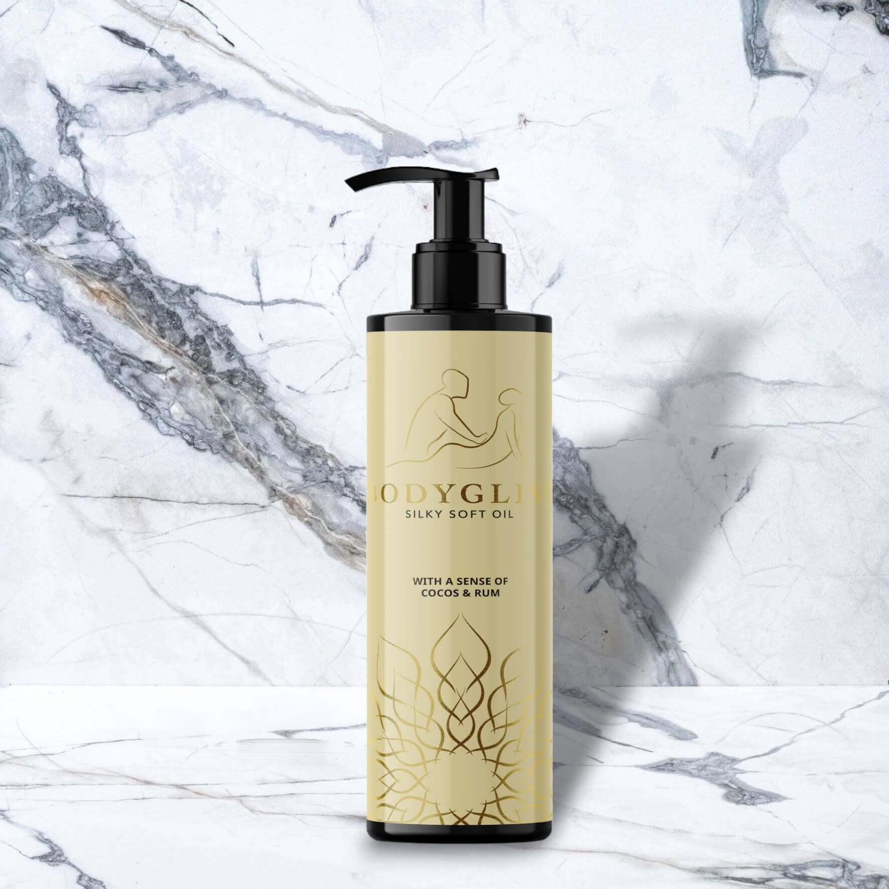 Bodygliss - Massage Kollektion Seidenweiches Öl - Kokosnuss & Rum
