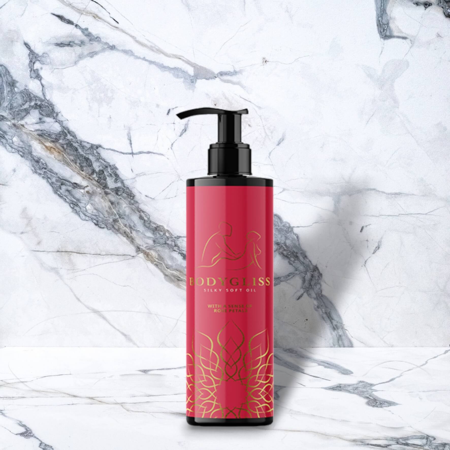 Bodygliss - Massage Kollektion Seidenweiches Öl - Rosenblüten