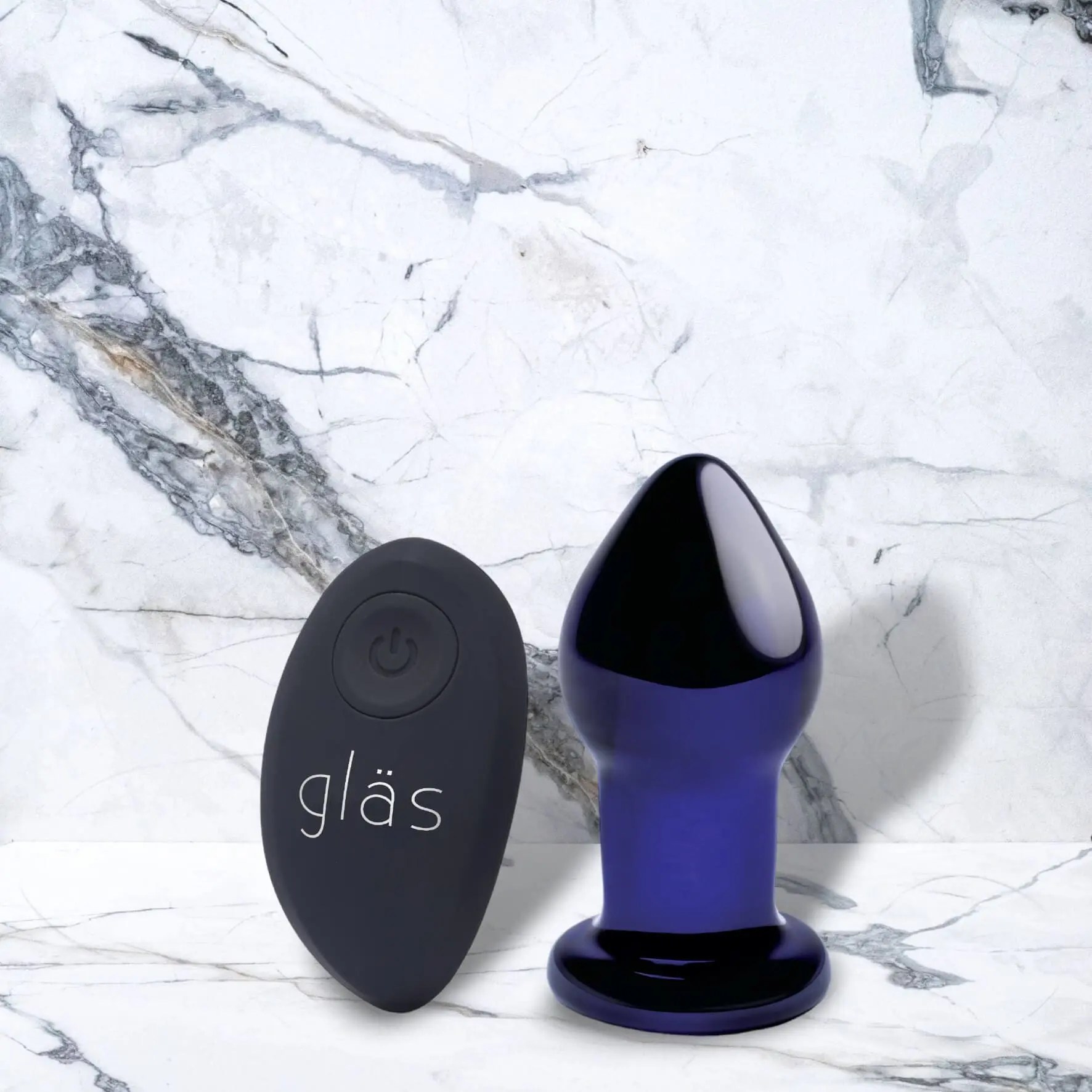 Gläs - Vibrierender Butt Plug