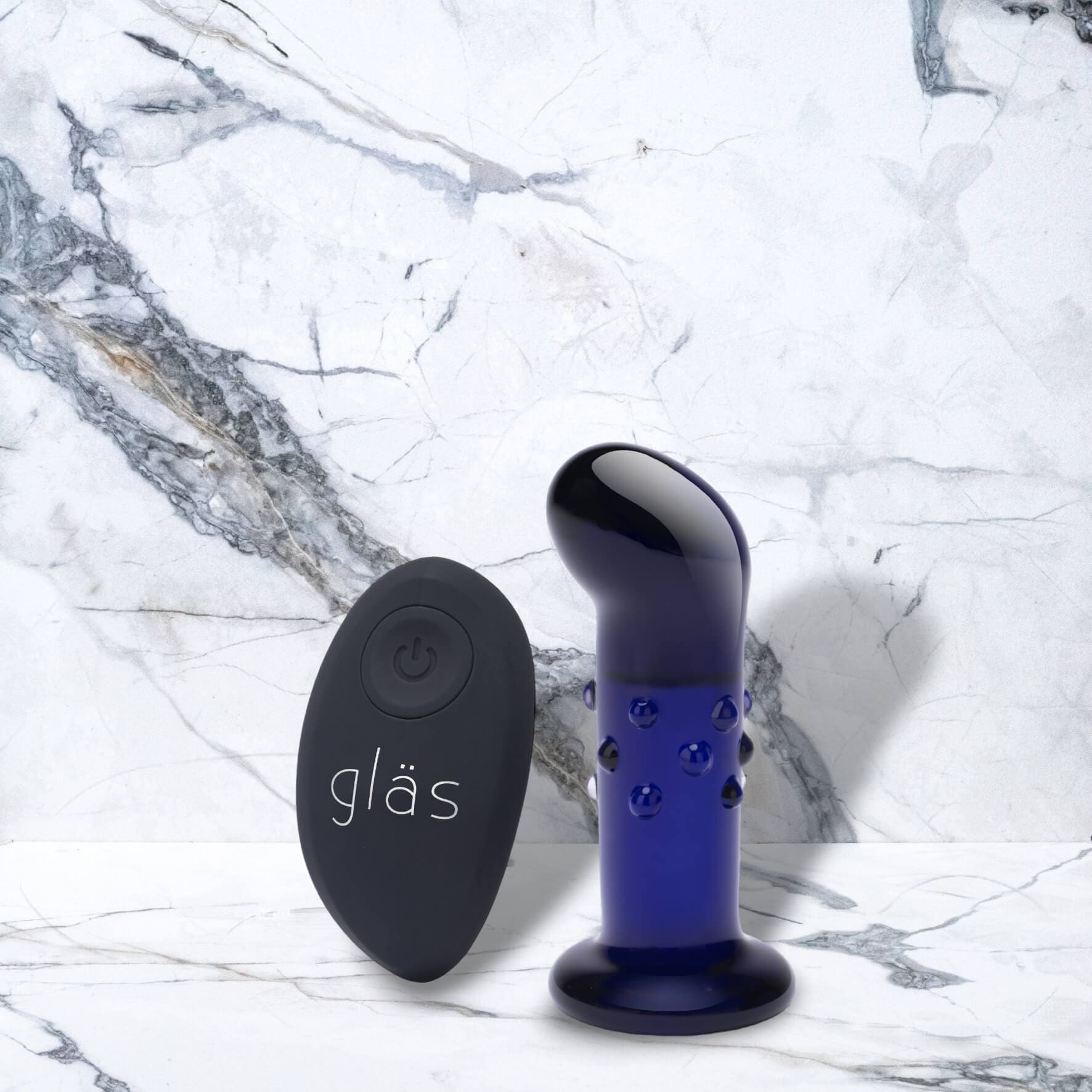 Gläs - Vibrierender gepunkteter Plug